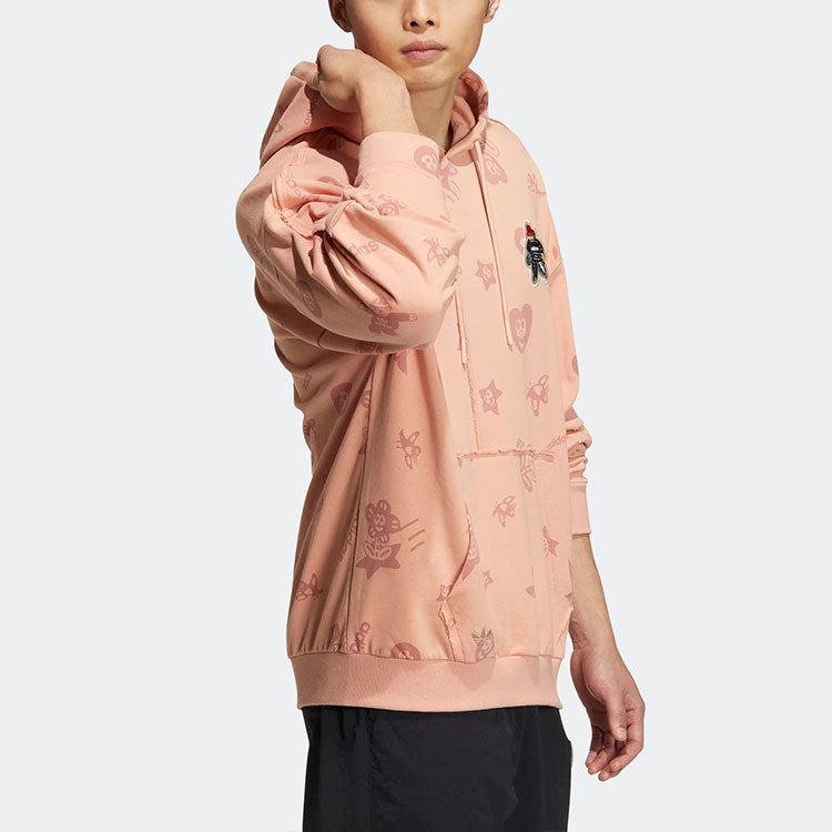 Men's adidas originals Full Print Cartoon Pattern Red Pink HR3464