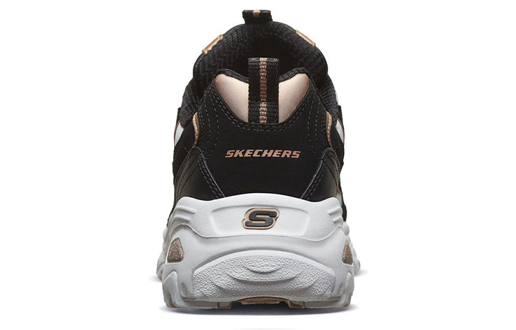 (WMNS) Skechers D'Lites 1.0 'Black Gold' 66666239-BWGD