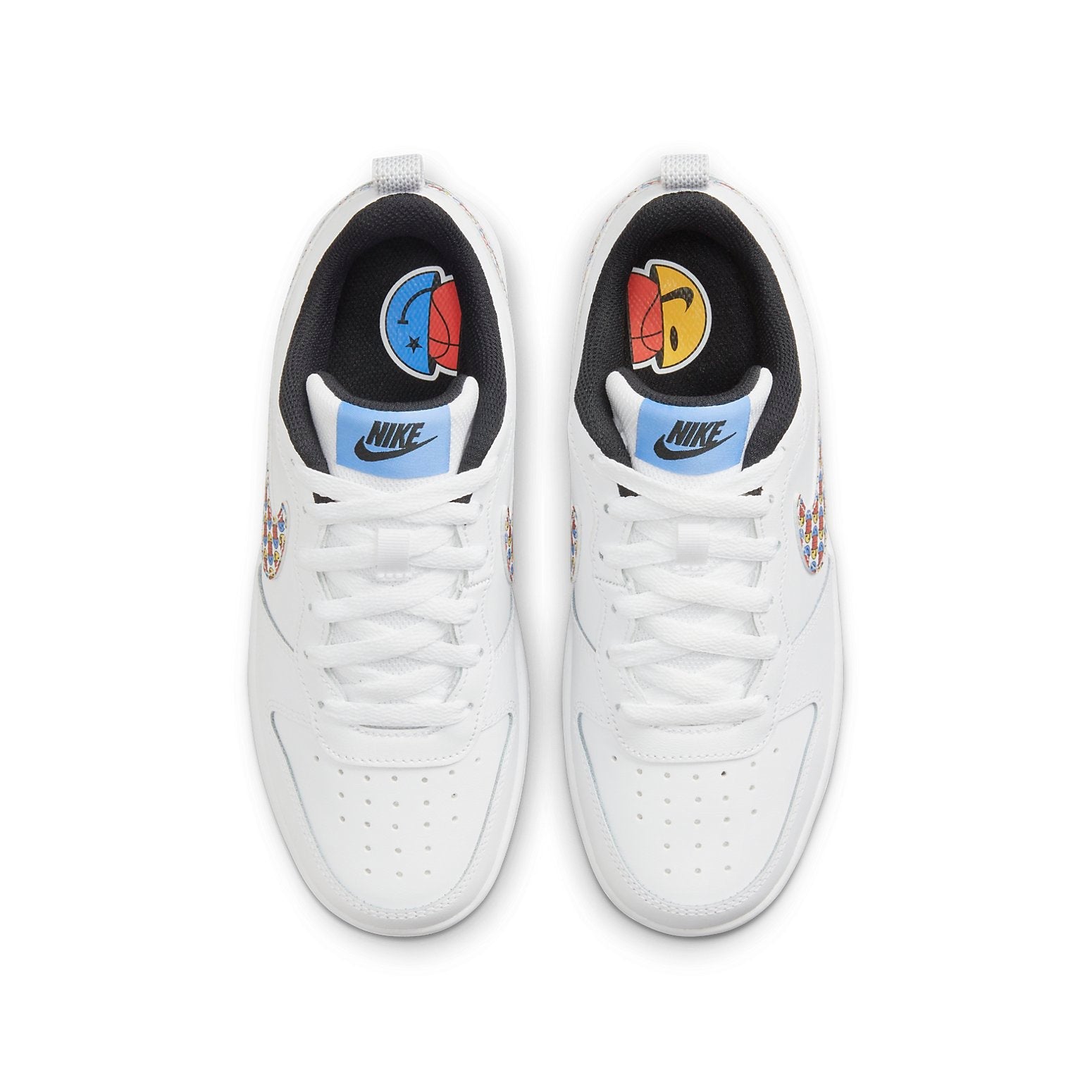 (GS) Nike Court Borough Low 2 SE 'Happy Hoops' DM8096-100