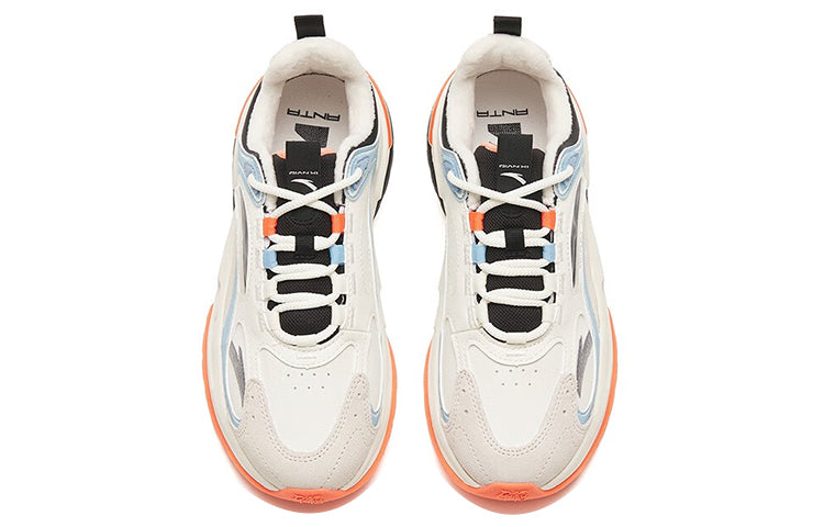 (WMNS) ANTA Millennium 5 Low 'White Black Blue Grey' 122248890-7