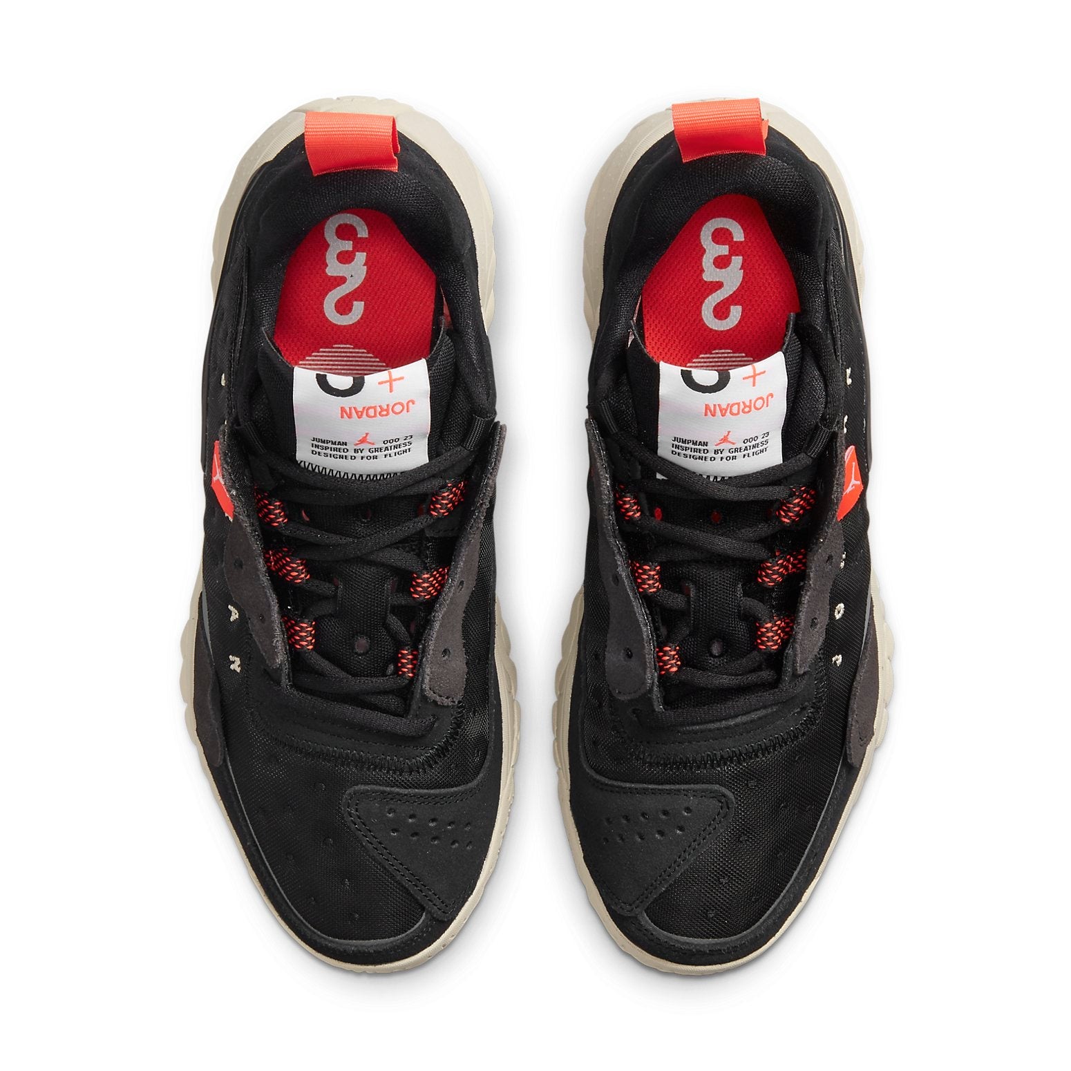 (WMNS) Air Jordan Delta 2 Sneakers Black/Orange CW0913-012