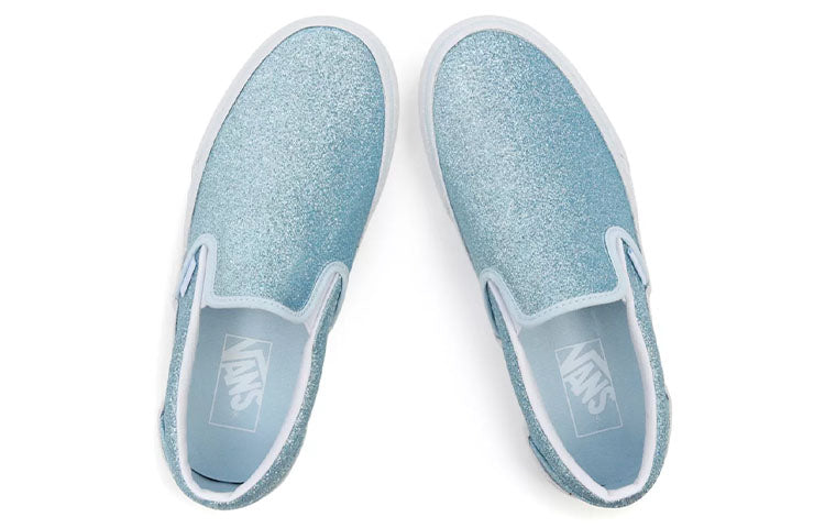 Vans Glitter Classic Slip-On 'Blue White' VN000XG8B07