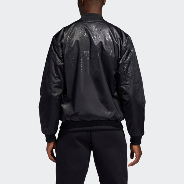 adidas Hrdn Vision Jkt Basketball Athleisure Casual Sports Jacket Black DX6853