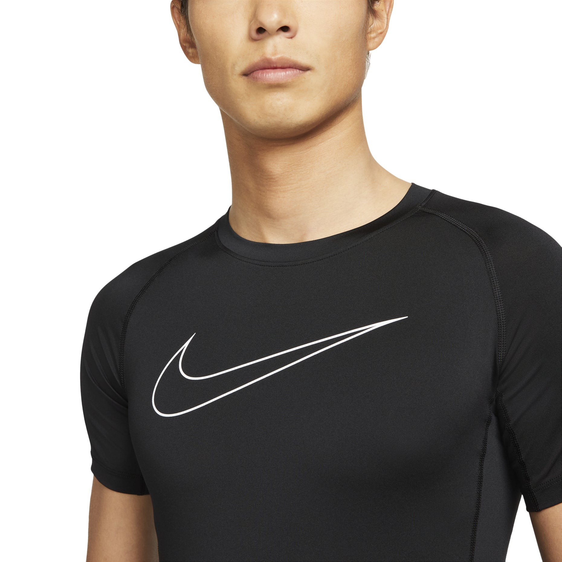 Nike Logo Printing Training Sports Breathable Short Sleeve Gym Clothes Black DD1993-010