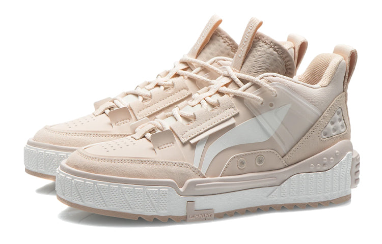 (WMNS) Li-Ning No.258 Mid 'White Grey Pink' AGCR312-3