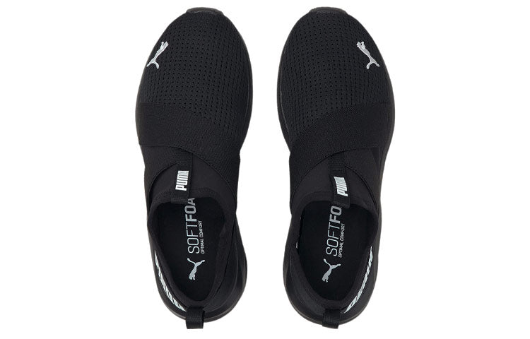 (WMNS) PUMA Prowl Slip On Low-Top Sneakers Black 193078-14