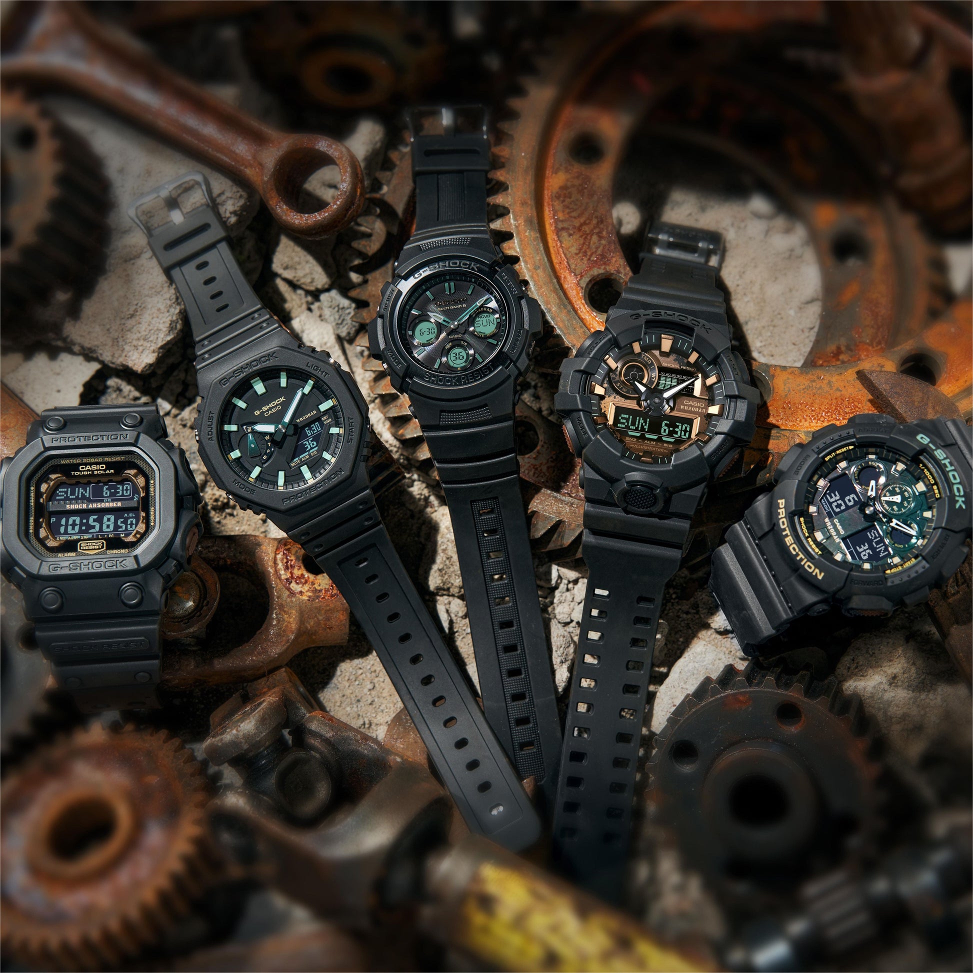 CASIO G-Shock Digital-Analog 'Black Copper' GA-700RC-1APR