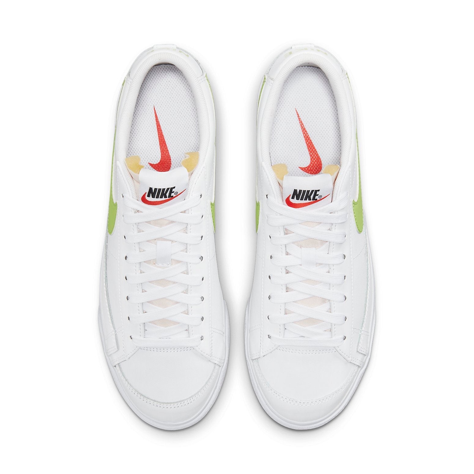 (WMNS) Nike Blazer Low Platform 'White Light Lemon Twist' DJ0292-102