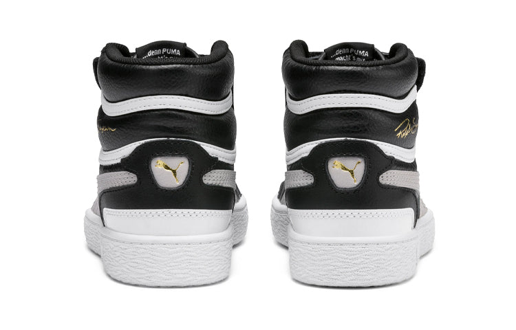 (PS) PUMA Ralph Sampson Mid V Ps Sneakers Black/White 370927-01