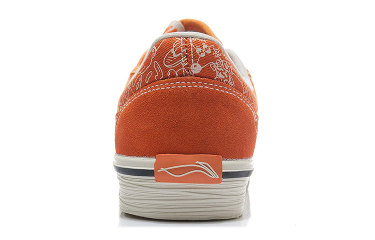 (WMNS) Li-Ning Skate Shoes x STEVEN HARINGTON 'Orange White' AECR106-1