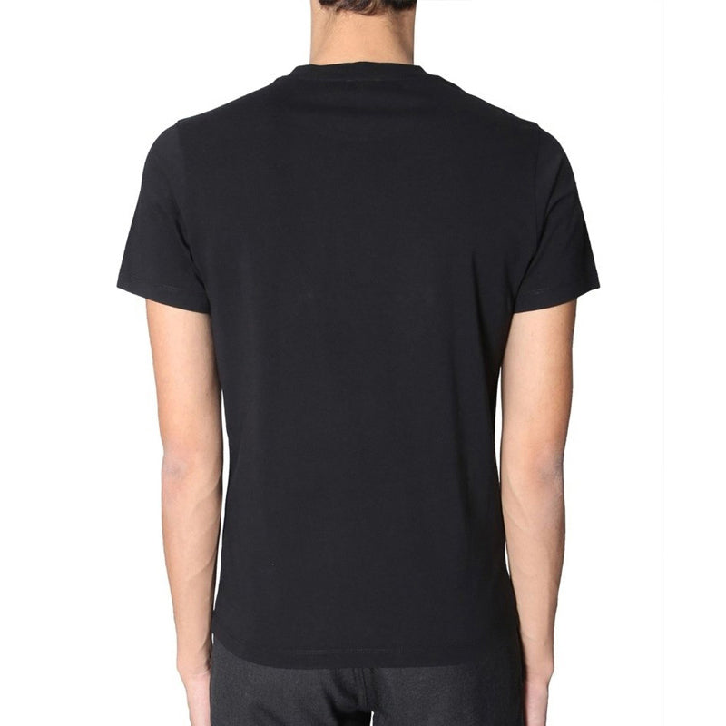 Men's KENZO Tiger Head Printing Pattern Round Neck Short Sleeve Black F955TS0504YA-99