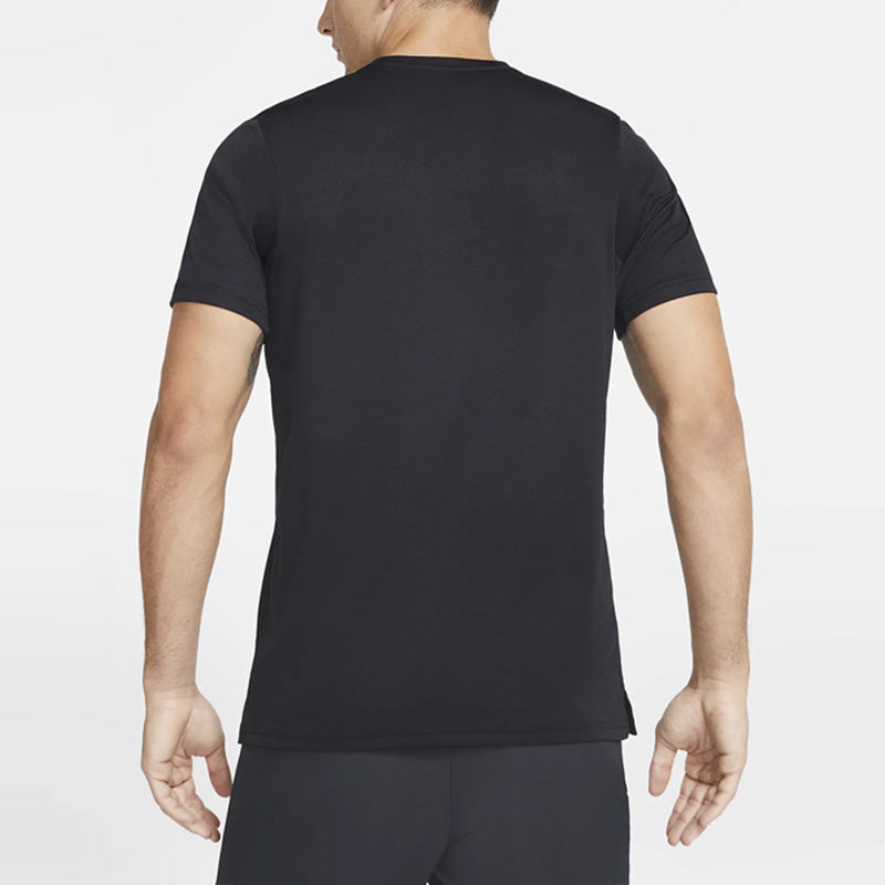 Nike Athleisure Casual Sports Breathable Solid Color Short Sleeve Black CZ1219-010