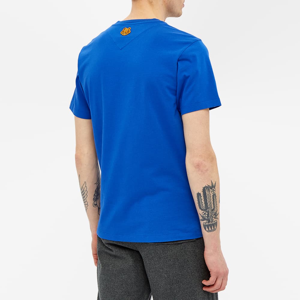 Men's KENZO SS21 Tiger Printing Short Sleeve Royal blue FB55TS0224SA-71