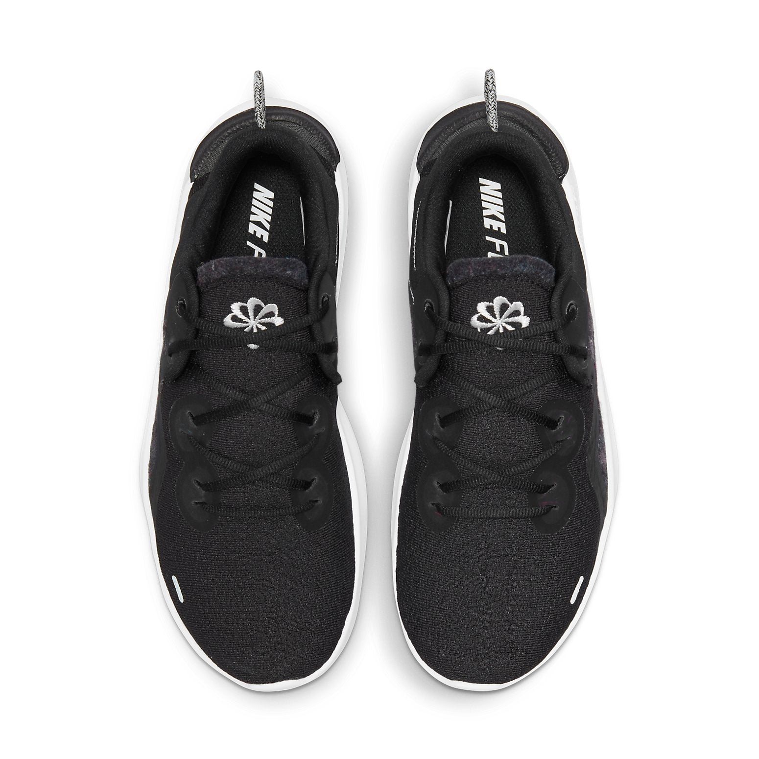 (WMNS) Nike Flex Run 2021 'Black Dark Smoke Grey' CW3409-002
