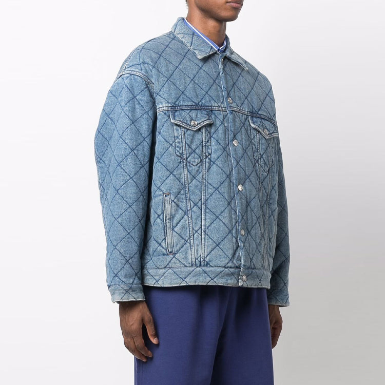 Balenciaga Oversized Padded Denim Jacket 'Blue' 646923TDW154762