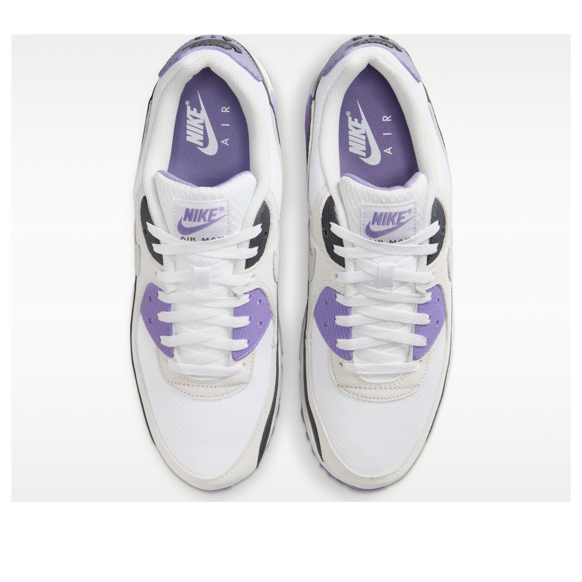 Nike Air Max 90 'White Dusty Amethyst Photon Dust Light Smoke Grey' DM0029-114
