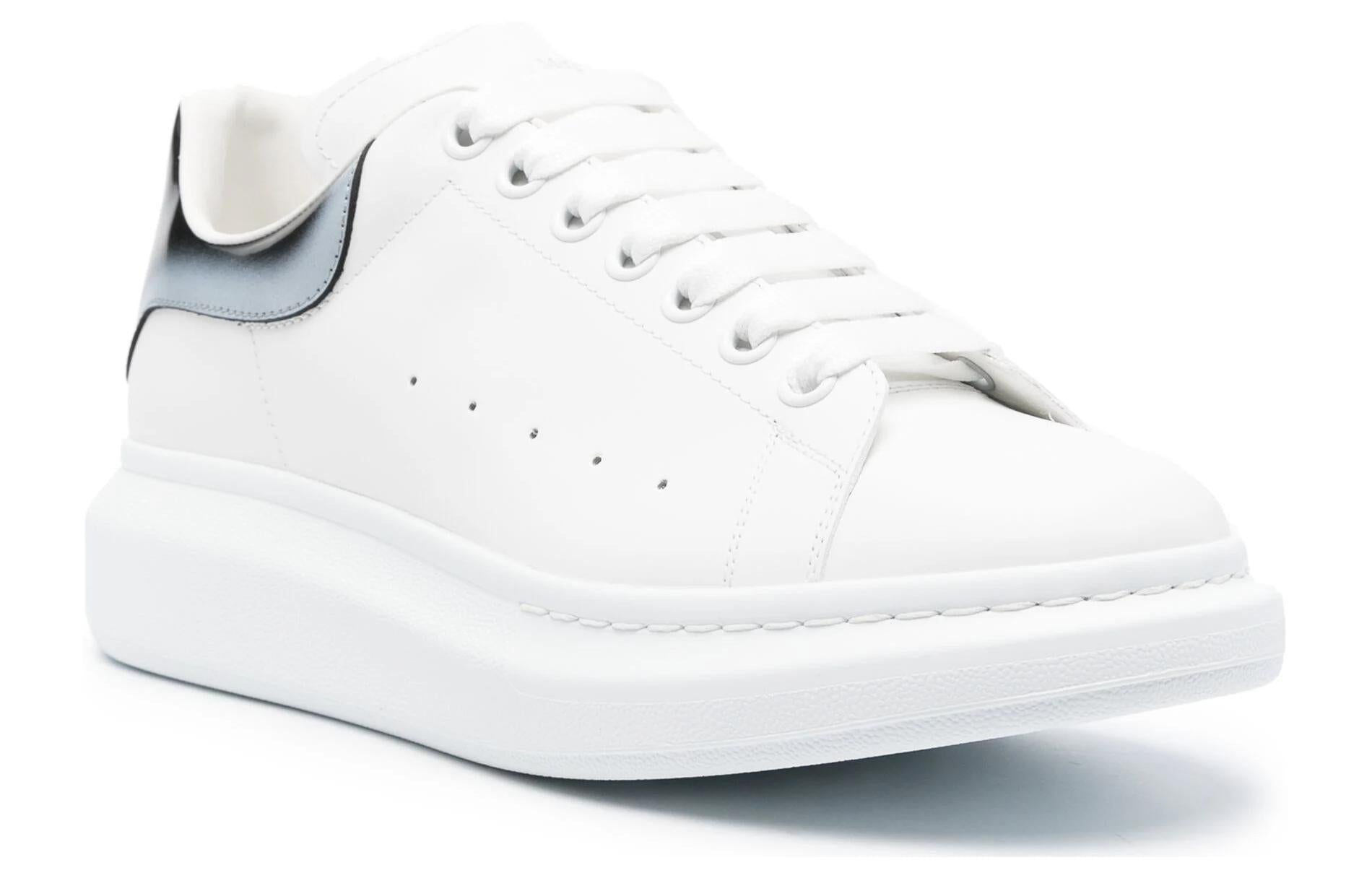 Alexander McQueen Larry Sneakers 'White Grey Black' 777367WIE9G9089