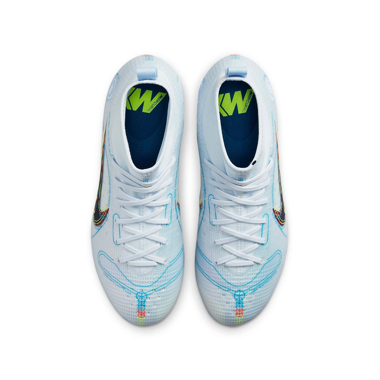 (GS) Nike Mercurial Superfly 8 Pro FG 'Football Grey Light Marine' DJ2843-054