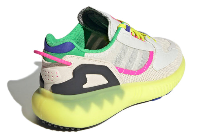 (WMNS) adidas ZX 5000 Boost 'Wonder White Acid Yellow' GV7704