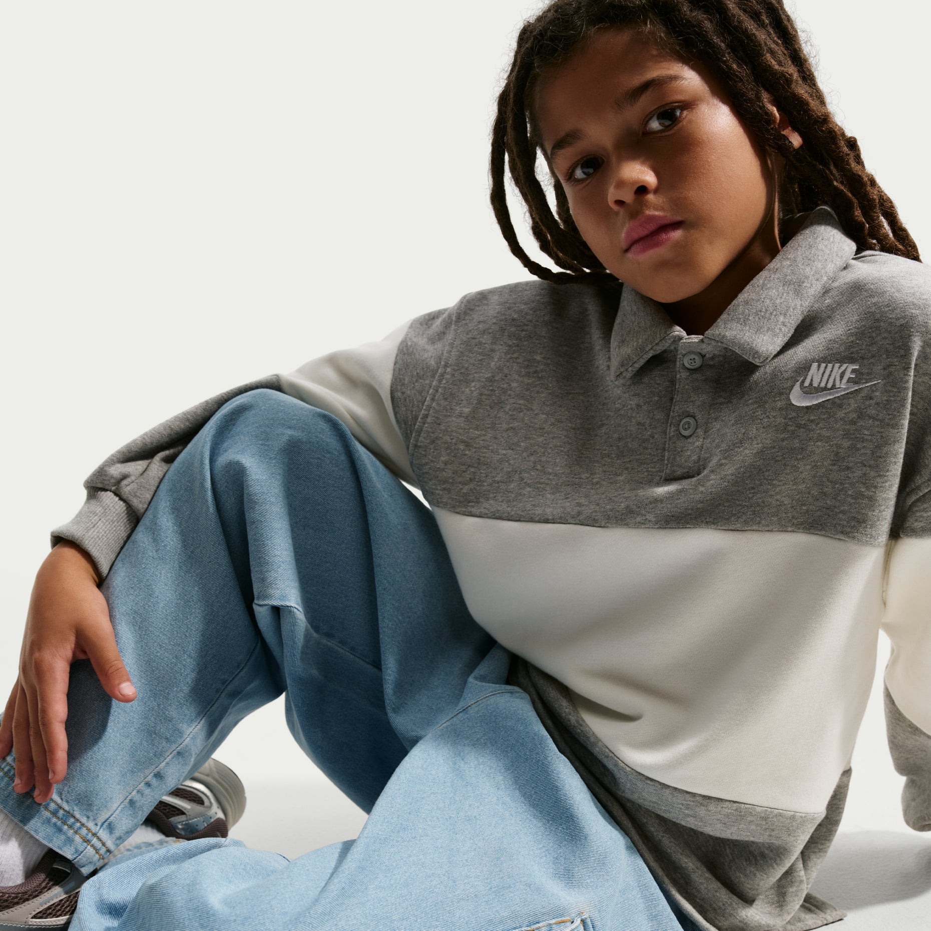 (GS) Nike Sportswear Collection Windrunner Denim Cargo Pants 'Light Armory Blue' IO0197-440