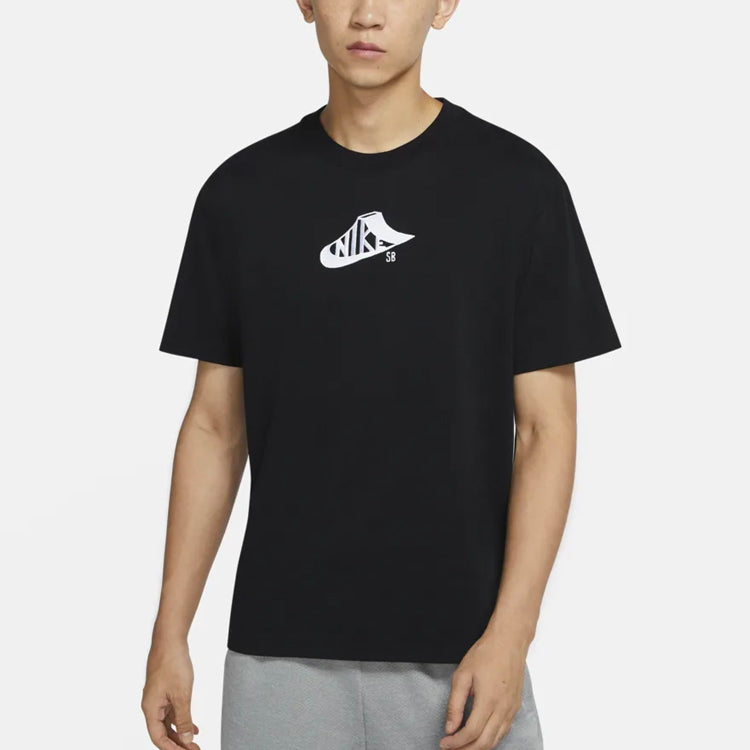 Nike SB Round Neck Skateboard Short Sleeve Black CZ6178-010