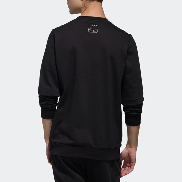 adidas neo U AVNGRS SWT Casual Sports Round Neck Pullover Black DW7810
