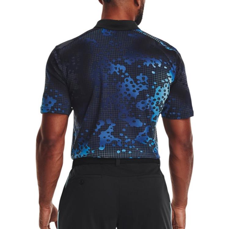 Under Armour Curry Polar Polo Shirt 'Blue Black' 1373679-001