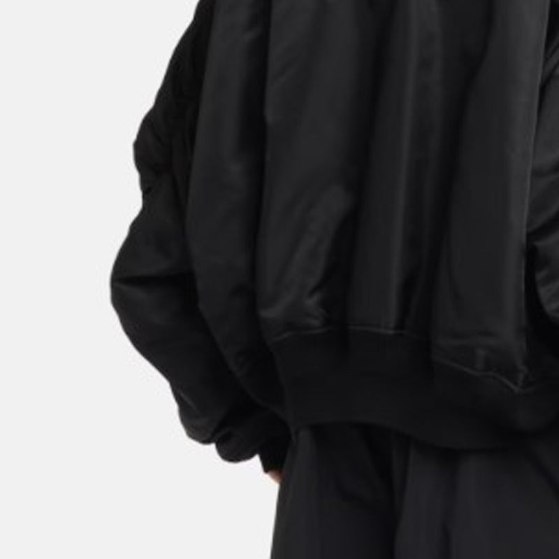 (WMNS) Balenciaga Paris Varsity Jacket 'Black' 768924TNO271000