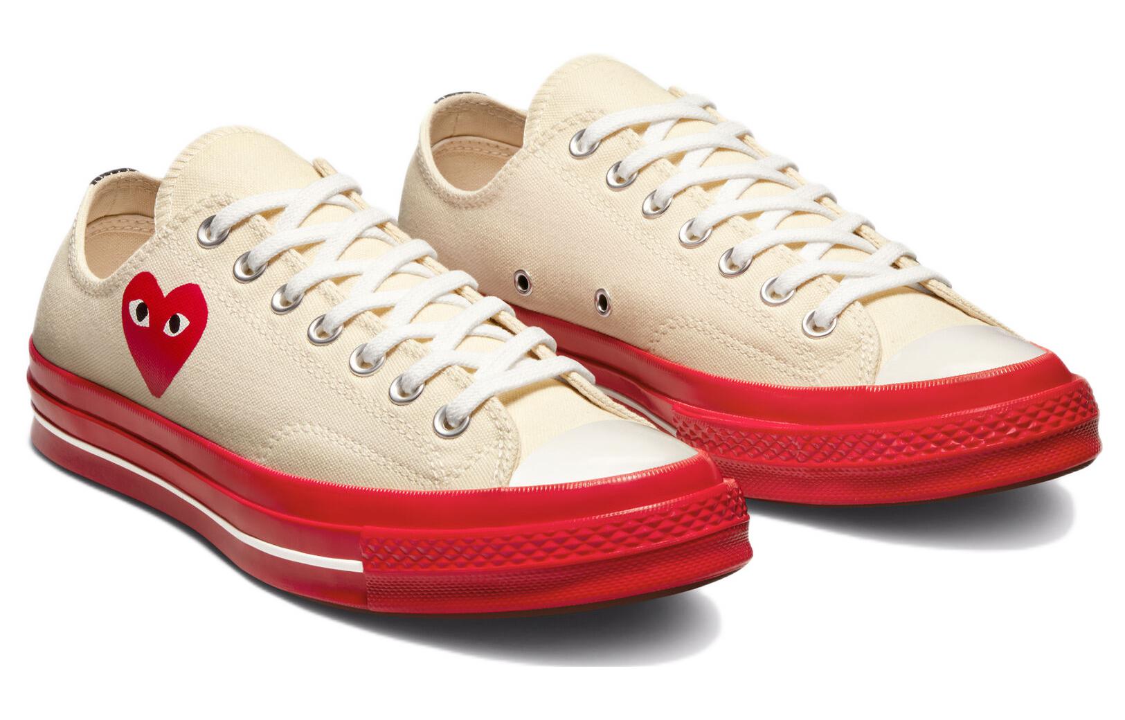 Converse x COMME des GARCONS PLAY Chuck 70 Low 'Pristine Red' A01796C