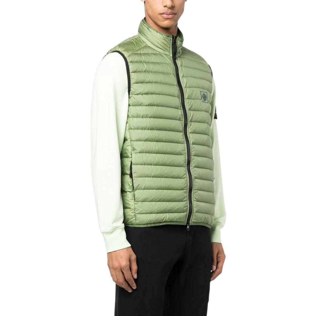 STONE ISLAND Logo Patch Vest 'Green' 7815G0224-V0055