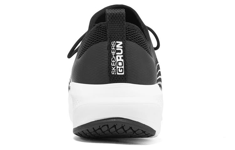 (WMNS) Skechers Go Run Elevate 'Black White' 128329-BKW