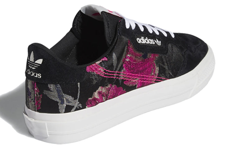 (WMNS) adidas Continental Vulc Floral Multi-Color 'Black Pink' EG2694