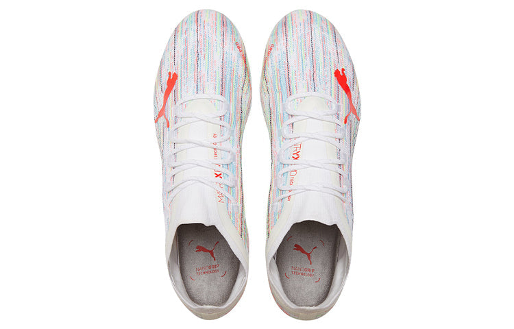 PUMA Ultra 1.2 MG Soccer Shoes White/Red 106341-04