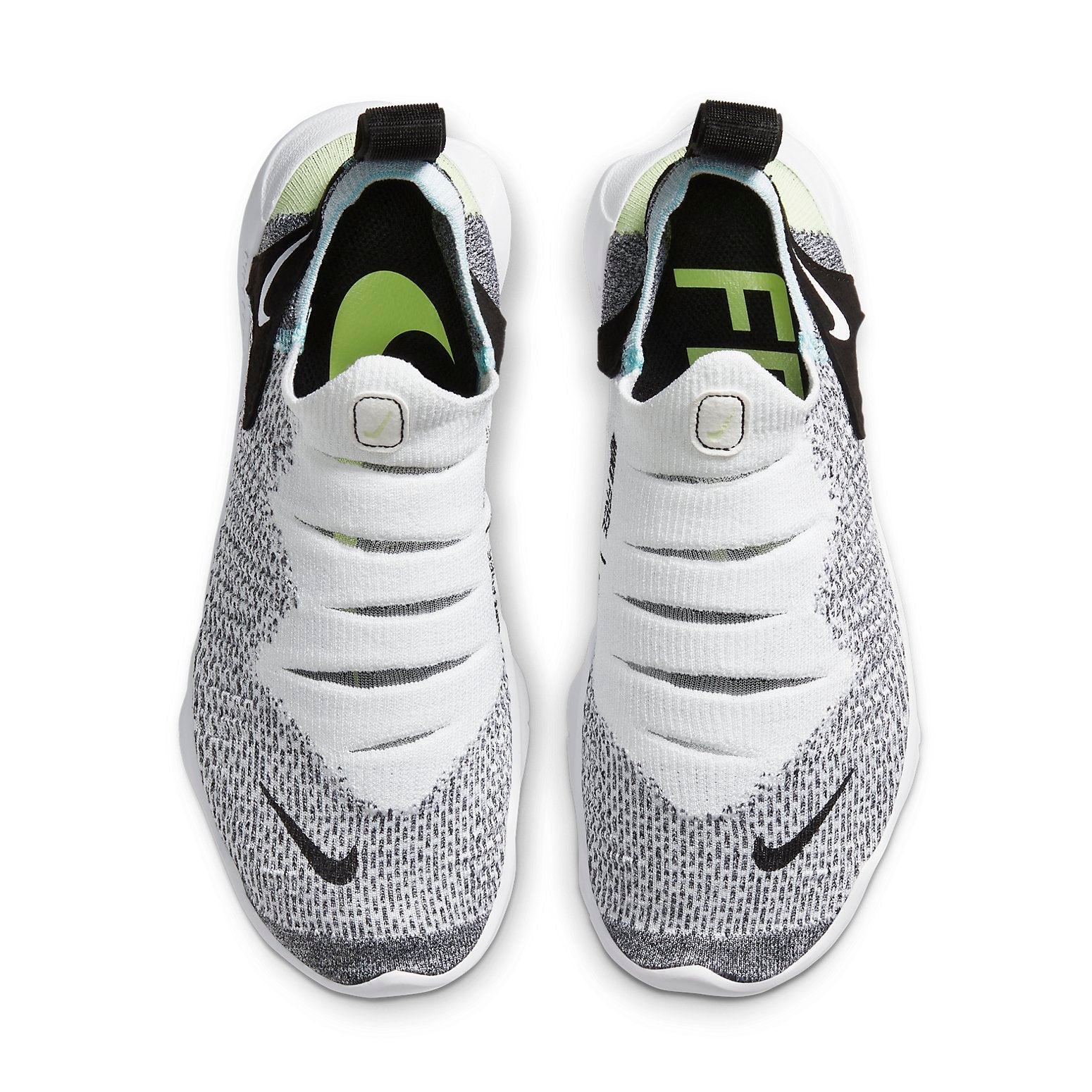 (WMNS) Nike Free RN Flyknit 3.0 2020 White/Black/Green CJ0267-101