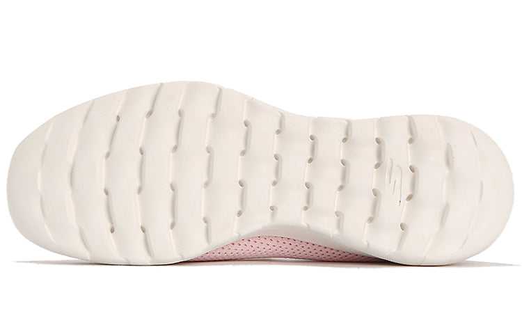 (WMNS) Skechers Go Walk Slip-on Shoes Pink 124091-LTPK