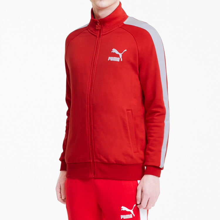 PUMA Iconic T7 Track Top FT Knit Jacket Red 599331-11