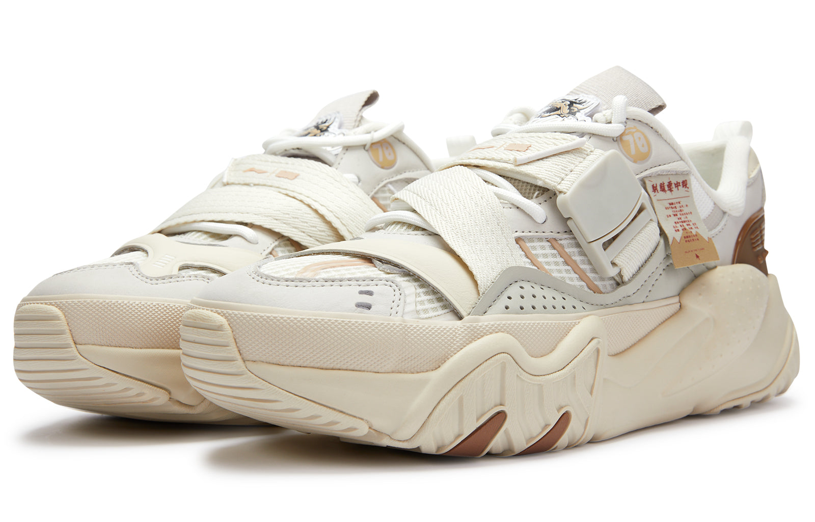 Li-Ning X-Claw Lite x 70HYBD 'Pearl White' LGGR023-2