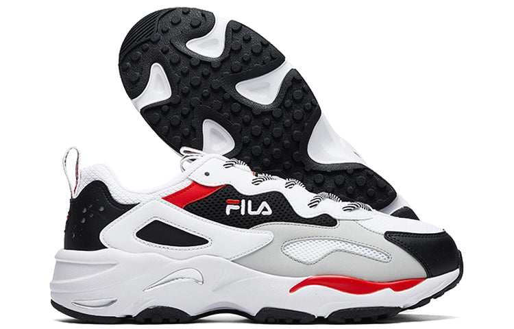 FILA Tracer Low Running Shoes Black/White/Red F12M021111FBW