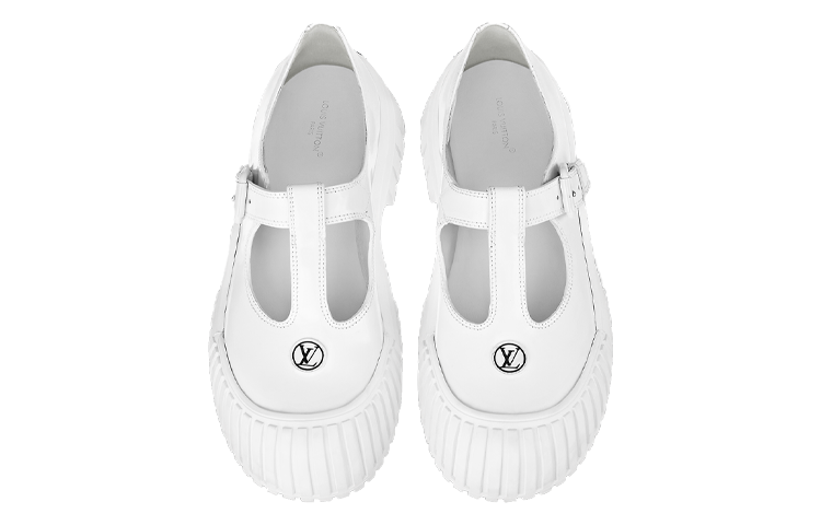 (WMNS) LOUIS VUITTON Ruby Mary Jane Shoes 'White' 1ABUE8