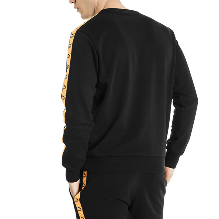 PUMA Unisex Monogram Round-neck Sweatshirt Black 579713-01