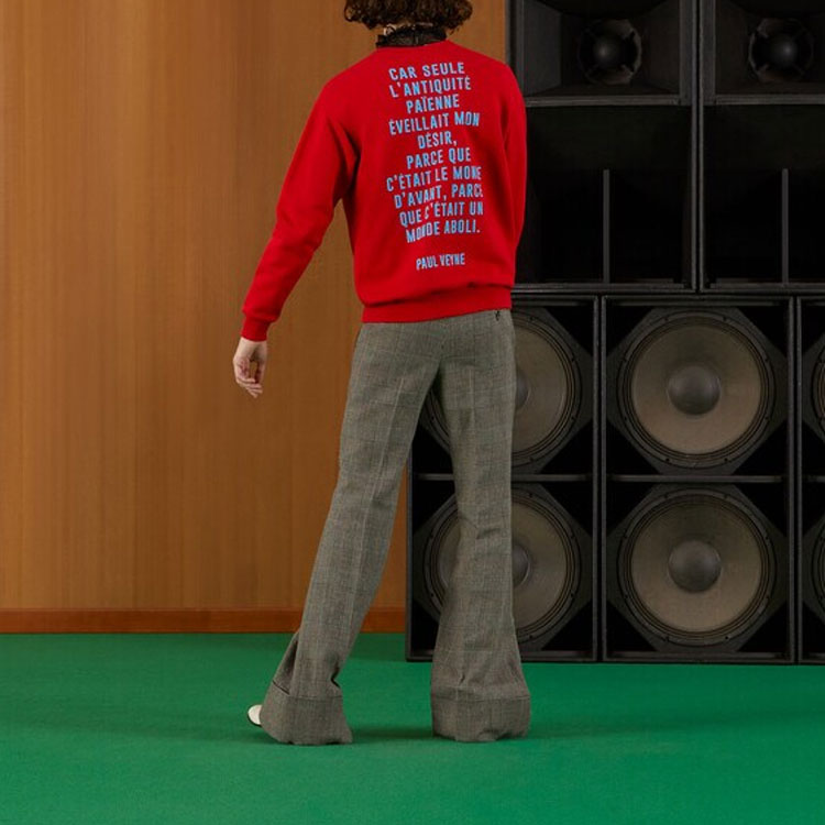 Gucci 'Humphrey Bogart' Print Sweatshirt 'Red' 623245-XJEN-86269