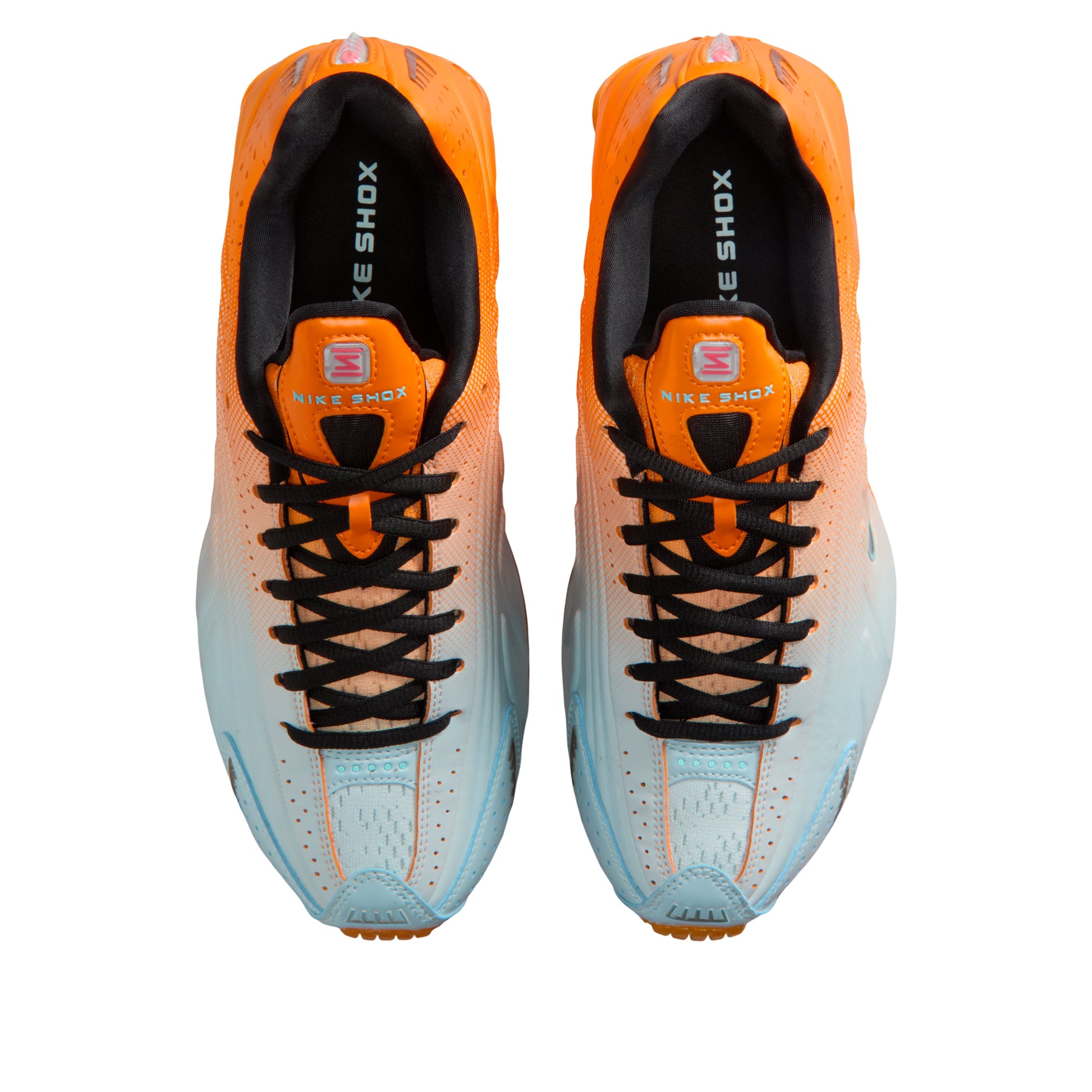 (WMNS) Nike Shox R4 'Vivid Orange Glacier Blue' IH2343-801