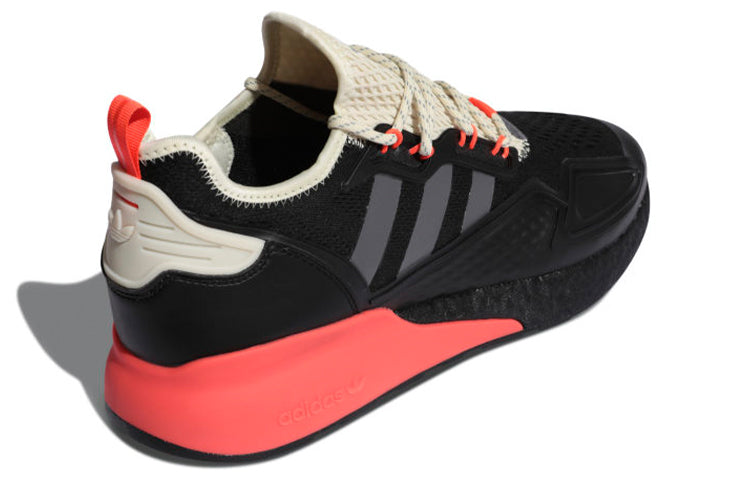 adidas ZX 2K Boost 'Core Black Grey Five Solar Red'  FV9999