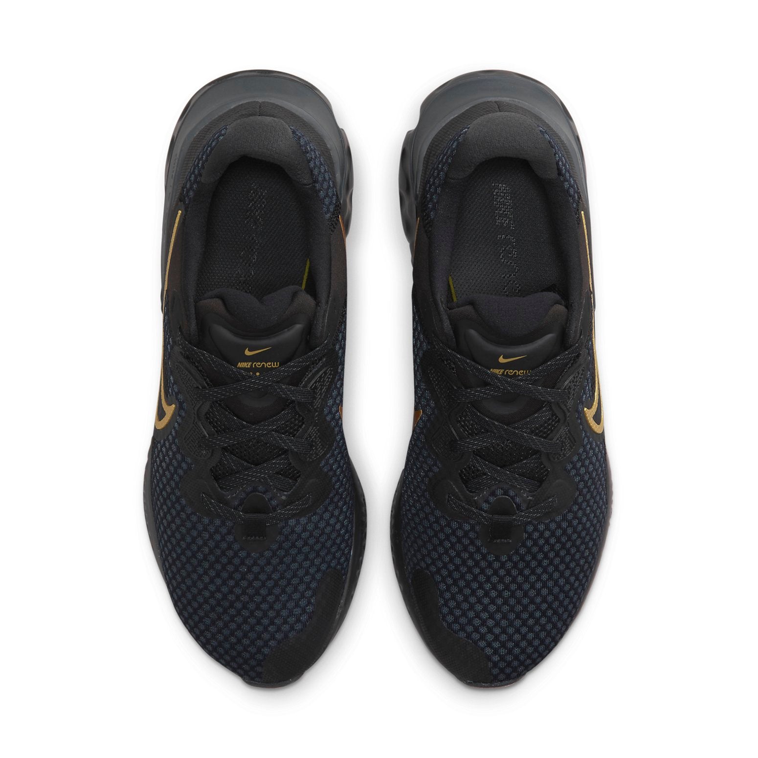 Nike Renew Run 2 'Black Metallic Gold' CU3504-010