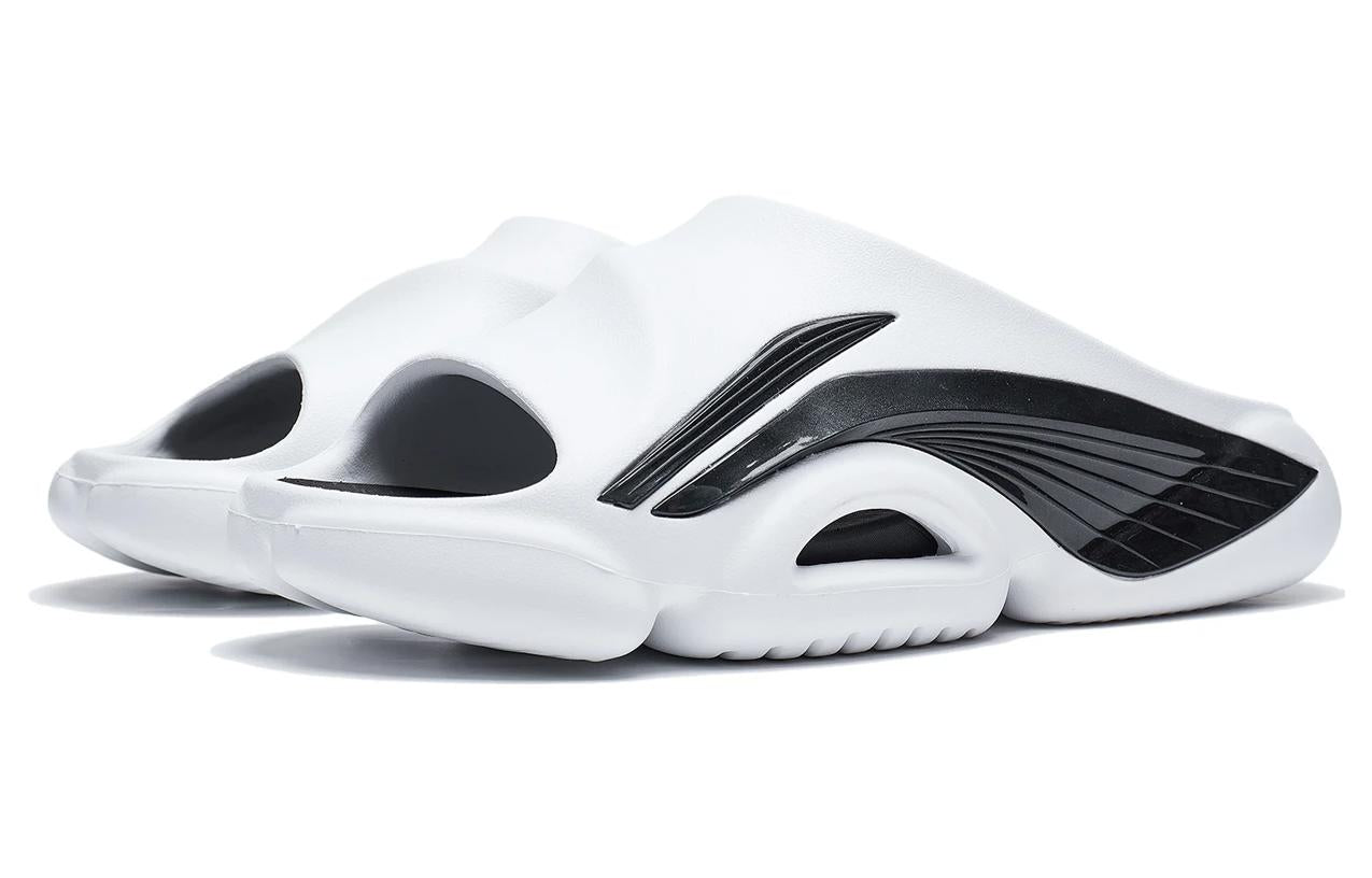 Li-Ning Badfive Speed 9 Slides 'White Black' ABTT003-1