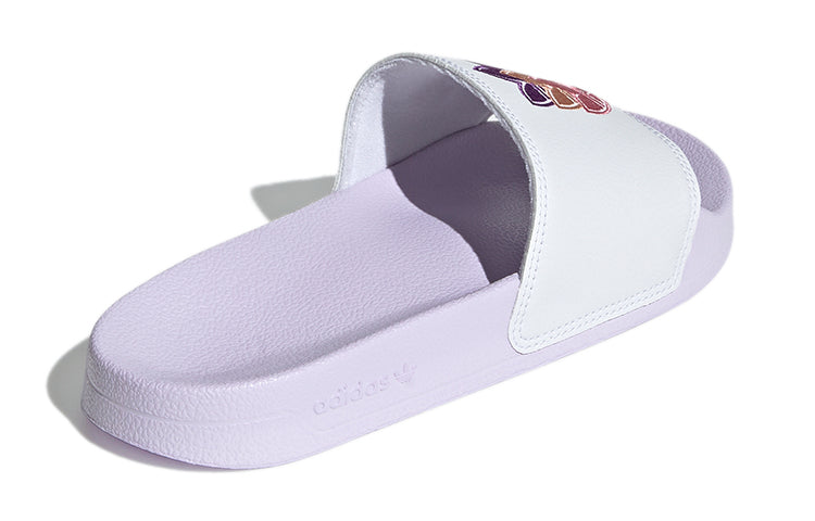 (WMNS) adidas originals Adilette Lite 'White Purple' GZ8144