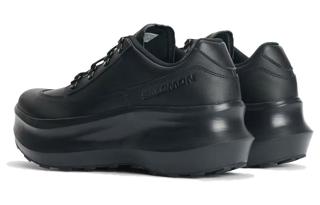 (WMNS) COMME des GARONS  SALOMON SR811 Leather Platform 'Black' 473579