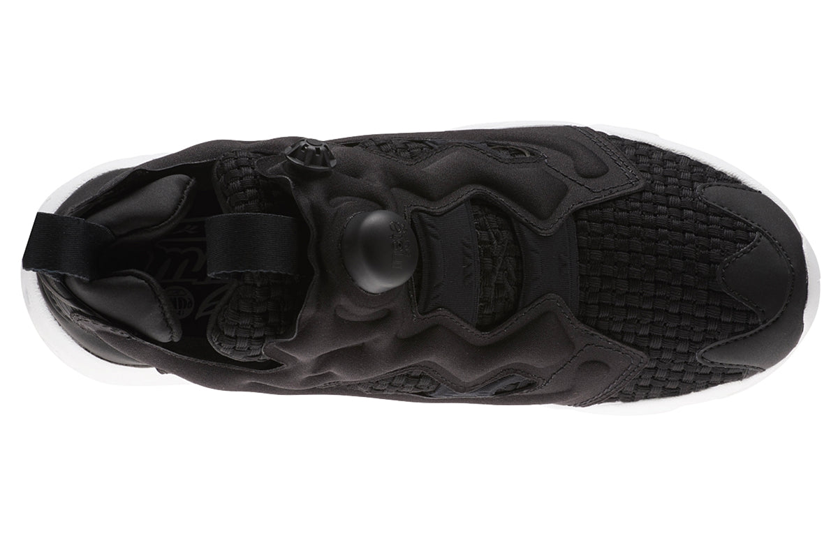 (WMNS) Reebok Instapump Fury Woven Running Shoes Black/White CM9791