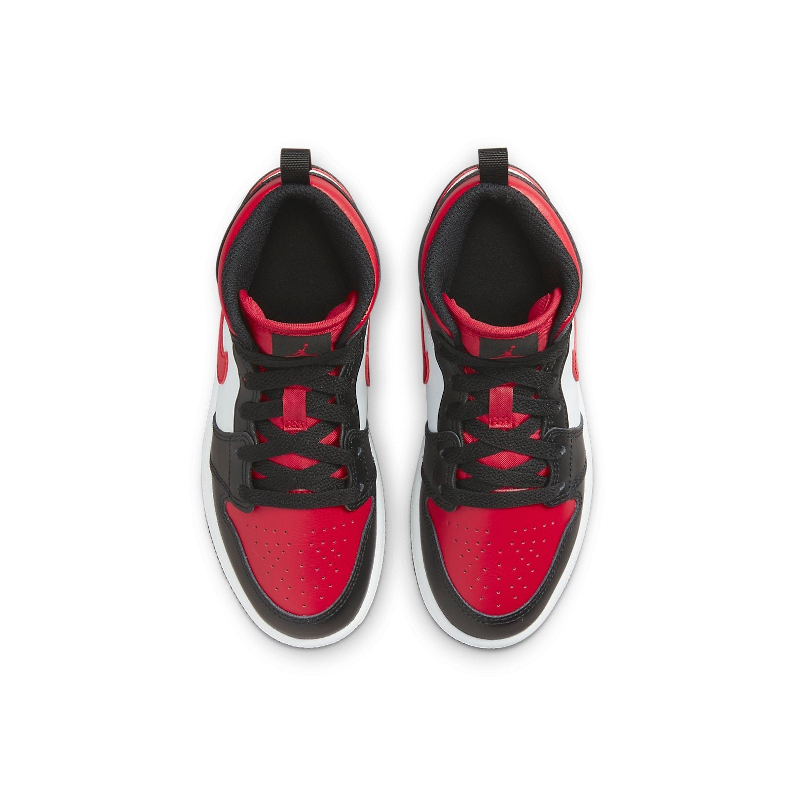 (PS) Air Jordan 1 Mid 'Black Fire Red' 640734-079