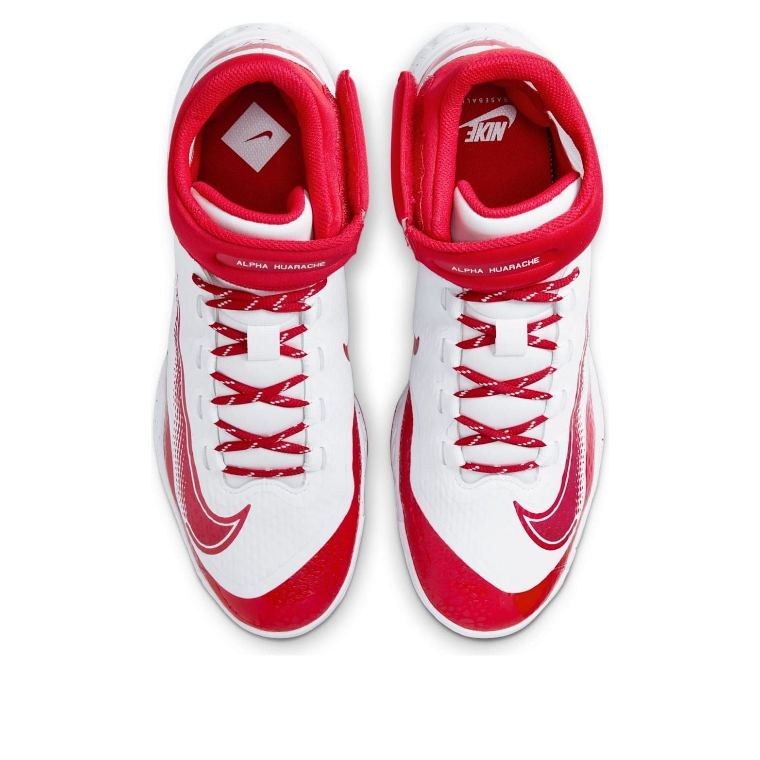 Nike Alpha Huarache Elite 4 Mid 'White University Red' FD2744-106